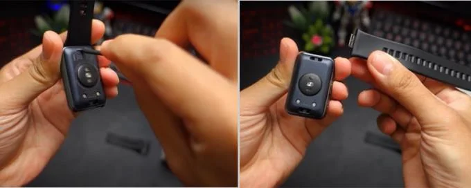 Huawei Watch Fit 스트랩 제거 및 교체 방법에 대한 지침은 3 단계