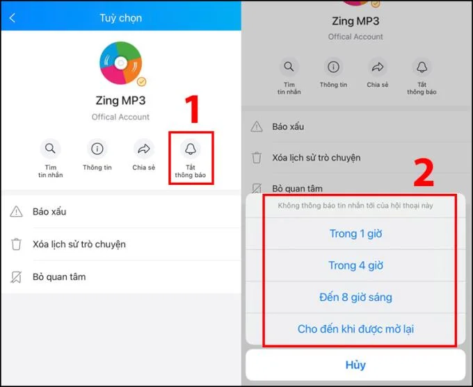 Zalo Media Box는 무엇입니까?  Zalo 공식 계정에서 메시지를 삭제하고 차단하는 방법