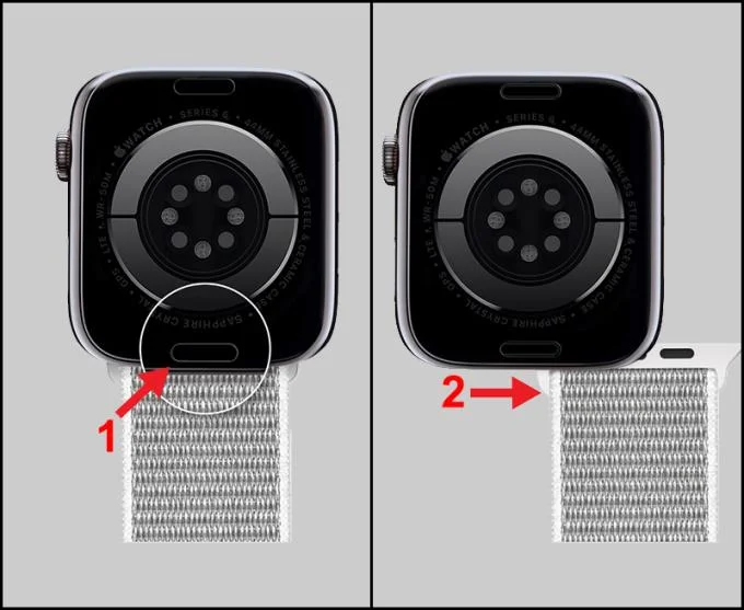 Apple Watch 스트랩을 빠르고 간단하게 제거 및 교체하는 방법에 대한 지침