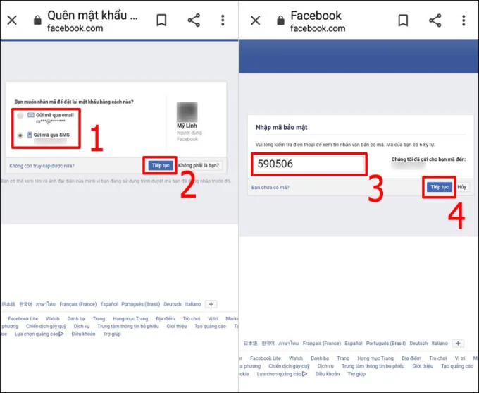 Telefon numarasına göre Facebook şifresi nasıl kurtarılır, hızlı bir şekilde e-posta