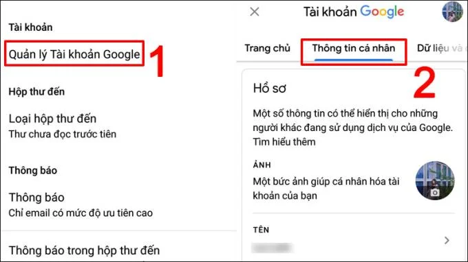 Gmail hesabına telefon numarası, kurtarma e-postası nasıl eklenir