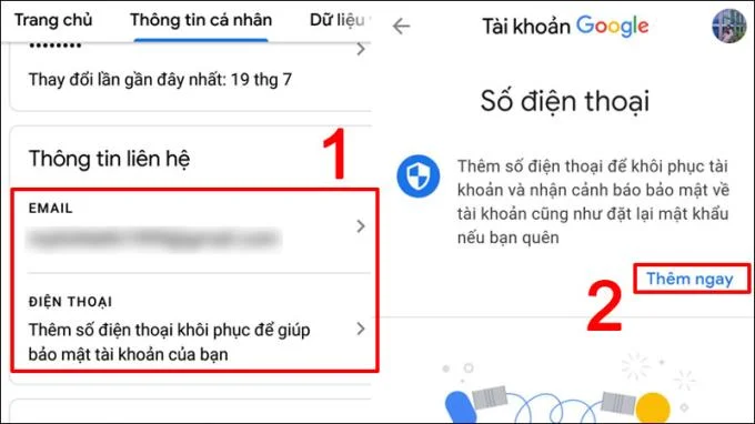 Gmail hesabına telefon numarası, kurtarma e-postası nasıl eklenir