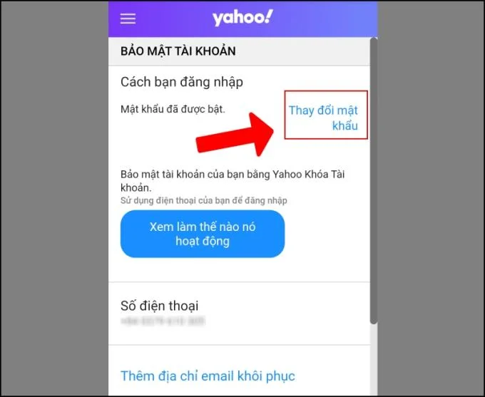 Şifre nasıl değiştirilir, telefonda Yahoo Mail şifresi nasıl kurtarılır
