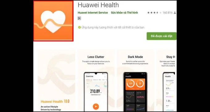 Aplicația Huawei Health