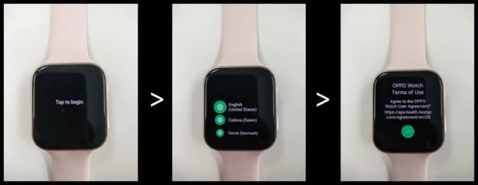 Petunjuk mengenai cara menghubungkan OPPO Watch Series dengan telefon Android dan iOS