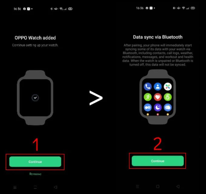 Petunjuk mengenai cara menghubungkan OPPO Watch Series dengan telefon Android dan iOS
