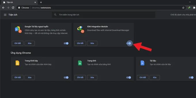 IDM'nin nasıl düzeltileceğine ilişkin talimatlar, Chrome'daki indirme bağlantılarını otomatik olarak yakalamıyor