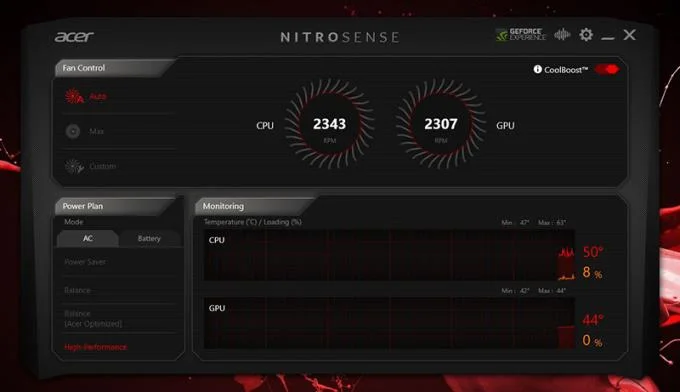 Acer dizüstü bilgisayarlarda Nitro Sense yazılımı nedir?