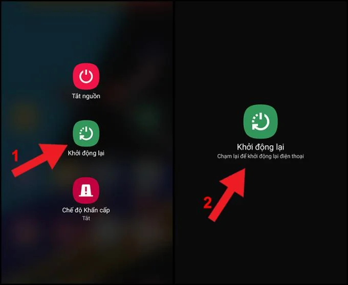 Reporniți telefonul