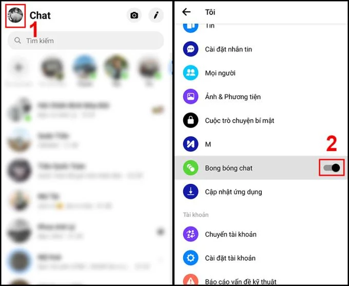 Android telefon ekranında Messenger mesajlarının görüntülenmesi nasıl etkinleştirilir