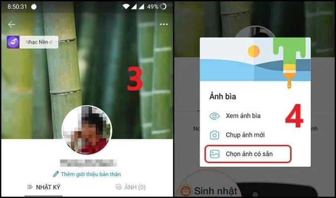 選擇現有封面照片