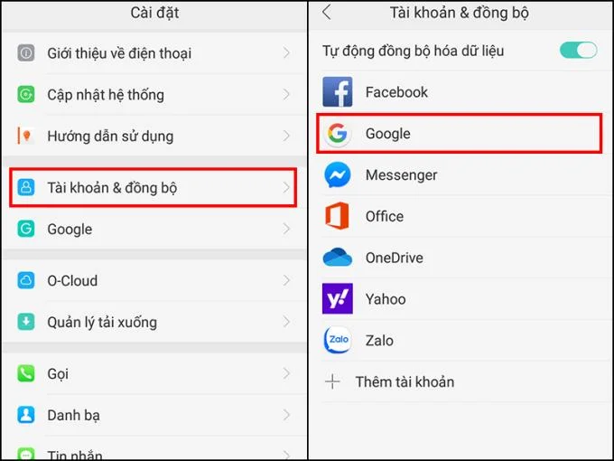 Android telefonlarda kişileri, Gmail, Messenger,... senkronizasyonu nasıl kapatılır