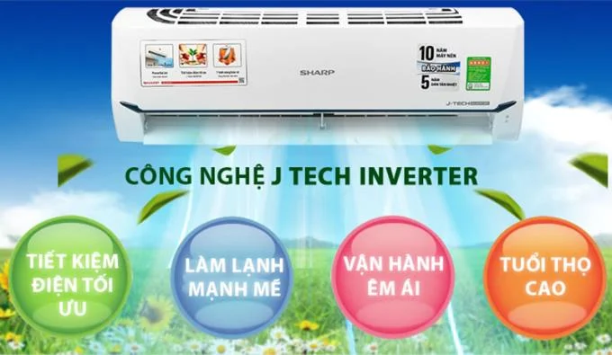 J-Tech Inverter teknolojisi ile enerji tasarrufu