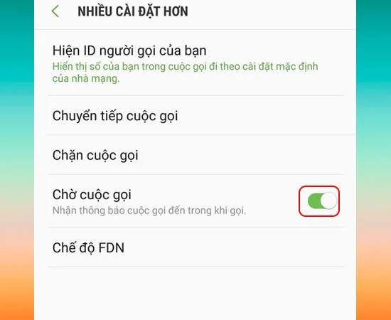 Samsung Galaxy J7 Prime에서 통화 대기를 활성화하는 방법