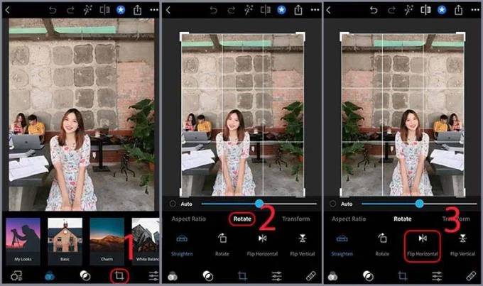 iPhone、Androidフォンで写真を逆さまにする方法の説明