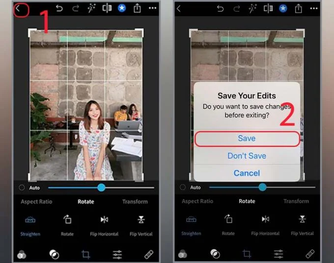 iPhone, Android 휴대폰에서 사진을 거꾸로 뒤집는 방법에 대한 지침