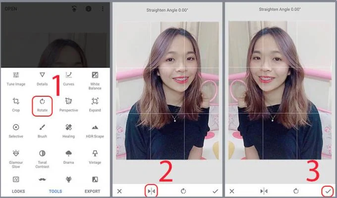 iPhone, Android 휴대폰에서 사진을 거꾸로 뒤집는 방법에 대한 지침