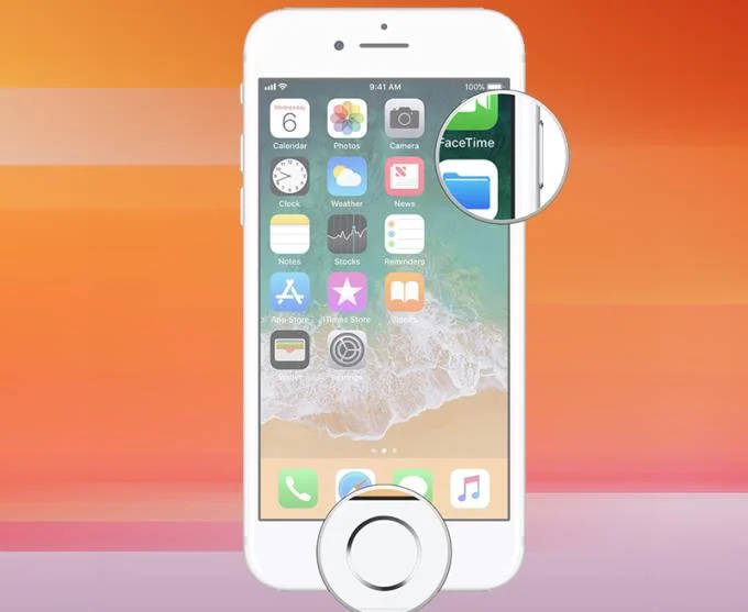 iPhone 홈 버튼으로 캡처