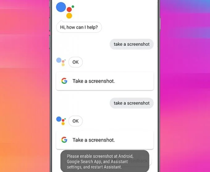 Google Assistant로 캡처