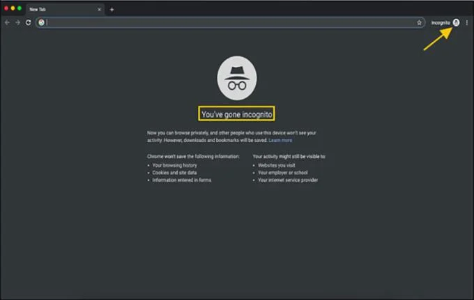 Gizli sekme modu nedir?  Chrome tarayıcıda nasıl açılır ve kapatılır