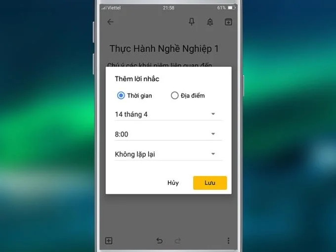 Android telefonlarda Google Keep ile hatırlatıcılarla notlar nasıl oluşturulur?