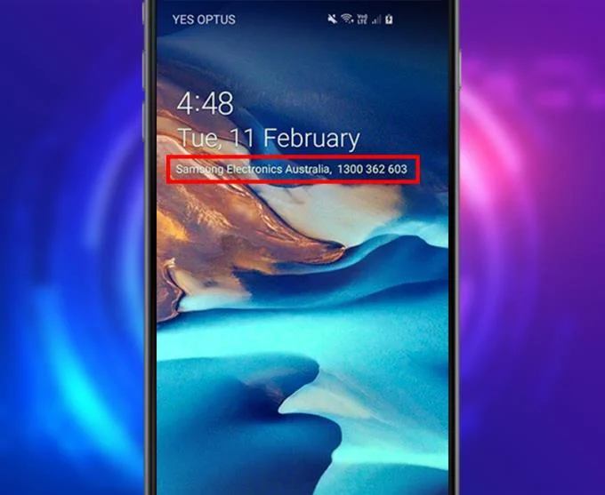 Bilgiler nasıl ayarlanır, Android telefon kilit ekranında görünen ad