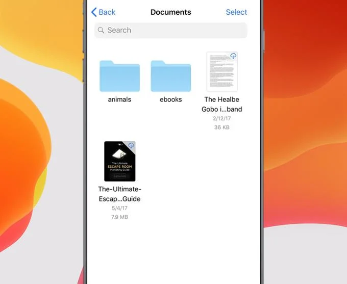 iPhone, Android 스마트 폰에서 다운로드 한 파일은 어디에 저장됩니까?  찾는 방법은 다음과 같습니다.