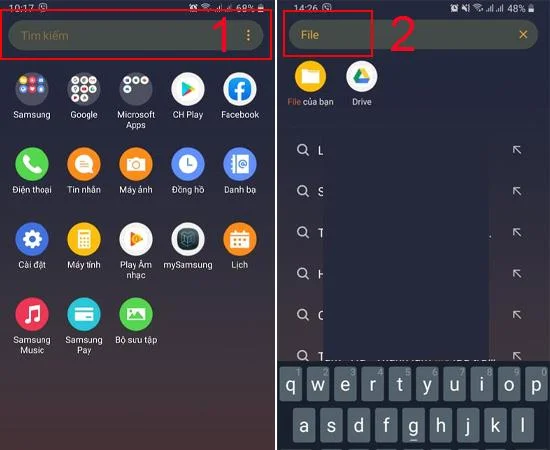 다운로드 한 파일은 삼성 휴대폰에 어디에 저장 되나요?  찾는 방법에 대한 지침