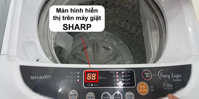 SHARP çamaşır makinesindeki hata kodu ve basit ve hızlı düzeltme