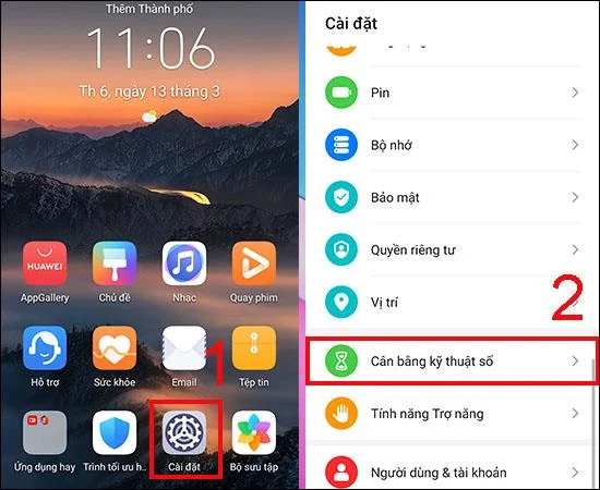 Çocuk kilidi nasıl etkinleştirilir, Huawei Nova 7i'de kullanım süresini sınırlayın
