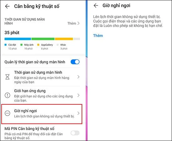 Çocuk kilidi nasıl etkinleştirilir, Huawei Nova 7i'de kullanım süresini sınırlayın