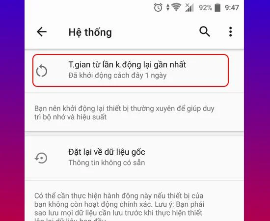 Sony Xperia XA1 Plus'ta cihazı kullanırken harcanan süreyi kontrol etme talimatları