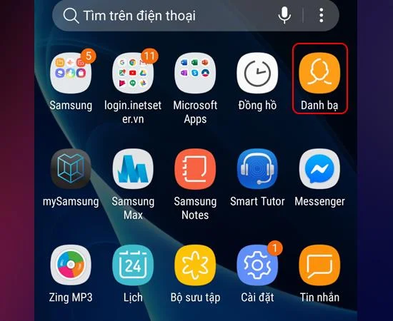 Samsung Galaxy J5, J7에서 연락처 가져 오기 및 내보내기 지침