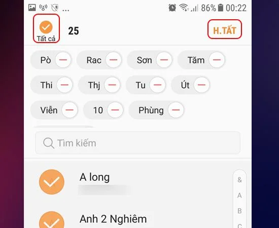 Samsung Galaxy J5, J7에서 연락처 가져 오기 및 내보내기 지침