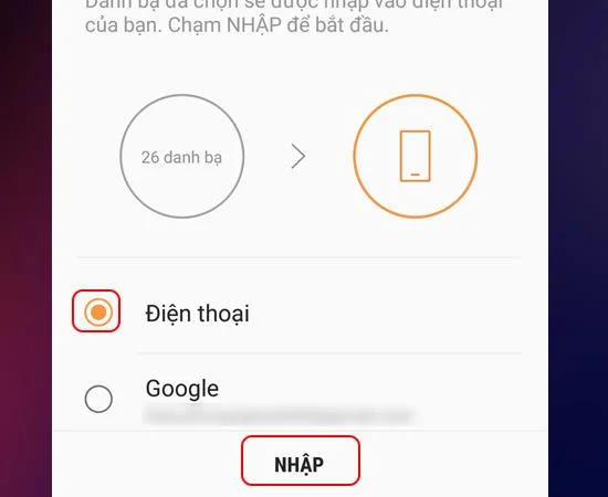 Samsung Galaxy J5, J7에서 연락처 가져 오기 및 내보내기 지침