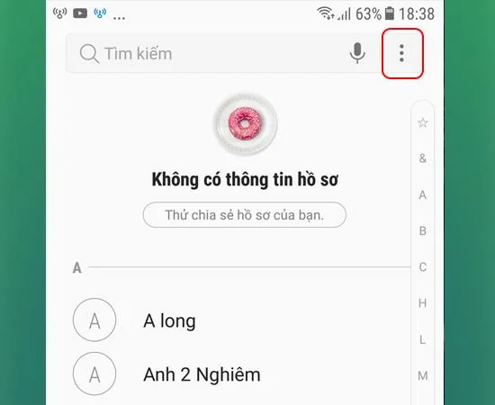 Sim에서 Samsung Galaxy J7 Prime으로 연락처 가져 오기