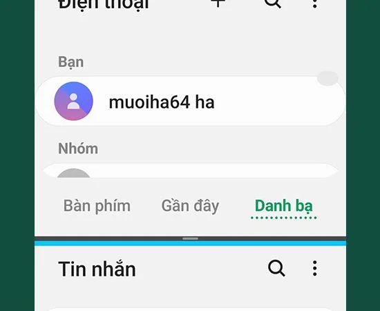 Samsung Galaxy S10 A30 A50에서 화면을 분할하는 3 단계