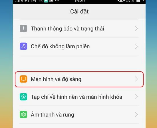 OPPO F5'te oyun oynarken otomatik parlaklık ayarını kapatmak için 3 adım