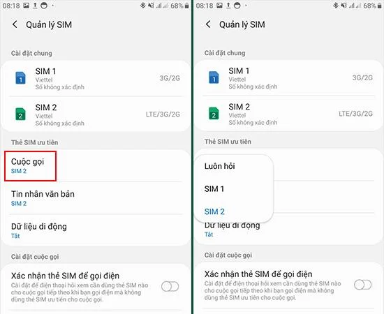 Configuración de SIM prioritaria en Samsung Galaxy J2 Prime