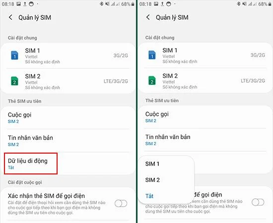 Configuración de datos móviles en Samsung Galaxy J2 Prime