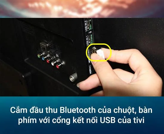 Fareyi, klavyeyi akıllı TV'ye ve internet TV'ye bağlama talimatları