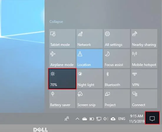 Windows 10 bilgisayarların ve dizüstü bilgisayarların ekran parlaklığını ayarlamanın ve artırmanın 5 yolu