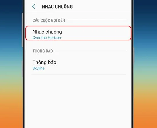 Weitere Klingeltöne anzeigen