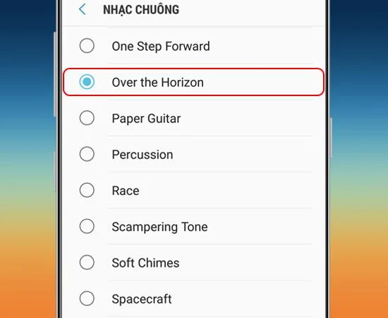 Klingelton auswählen
