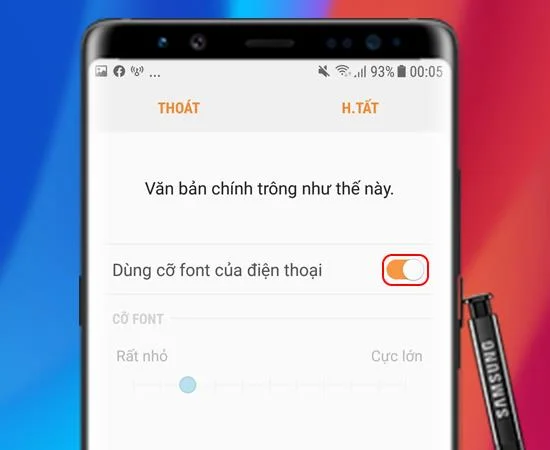 Samsung Galaxy Note 8에서 글꼴 크기를 변경하는 6 단계