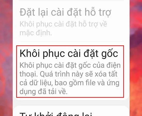삼성 A7에서 가장 간단한 4 가지 공장 초기화 단계