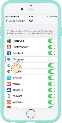 iPhone에서 Facebook Messenger를 사용하여 사진을 보낼 수없는 이유는 무엇입니까?