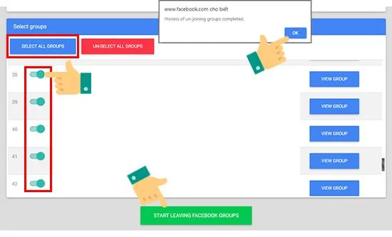 Facebook'ta toplu olarak bir grup nasıl bırakılır