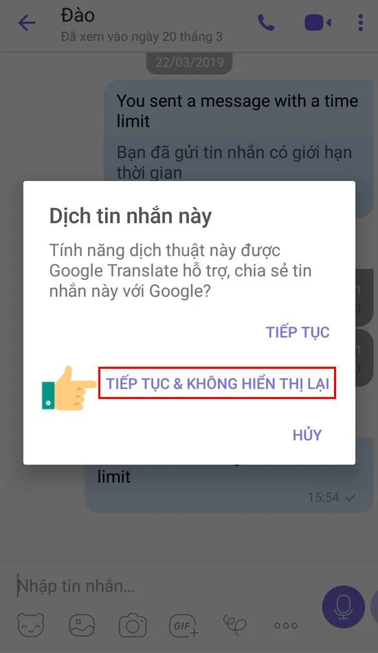 Viber'de sohbet ekranı dili otomatik olarak nasıl çevrilir?