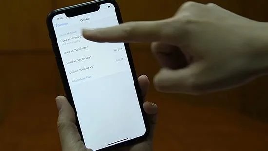 Viettel 네트워크의 iPhone에서 eSIM을 사용하기위한 지침